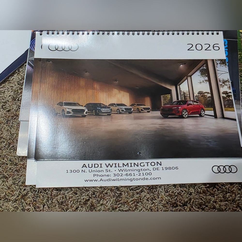 Audi 2026 Calander
